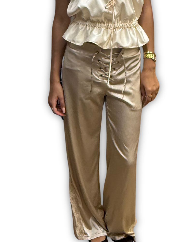 Goddess Lace Up Pants